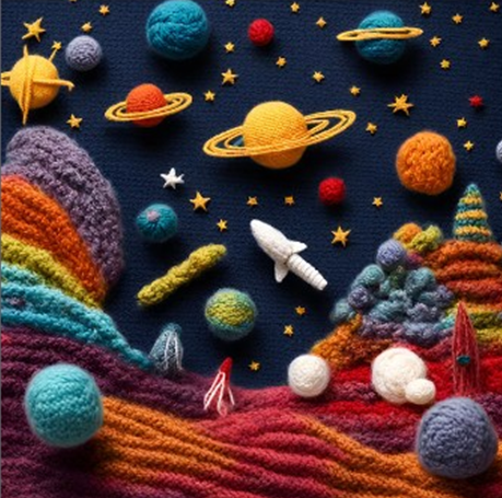 Crochet inspired by Katherine Johnson